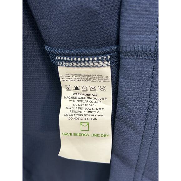 Cleveland Cavaliers Performance Shirt Mens XXL Blue Graphic NBA Majestic NEW - Picture 8 of 9